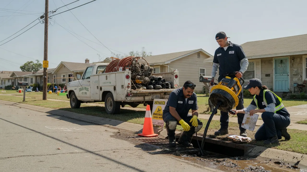 Drain Cleaning in Hungerford, TX near me